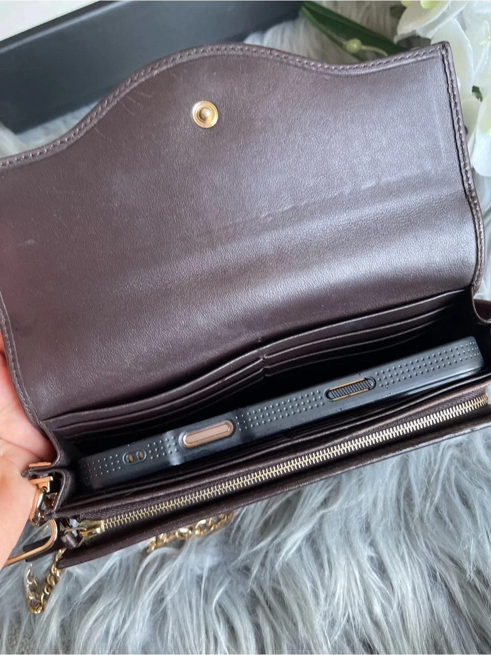 Authentic Gucci vintage GG marmont long wallet